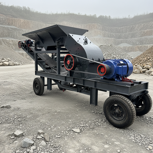<span class=keywords><strong>Planta</strong></span> trituradora de mandíbulas móvil portátil diésel con ruedas <span class=keywords><strong>para</strong></span> cal, hormigón, roca, mineral de oro y piedra, con transportador y alimentador - Product Image 3