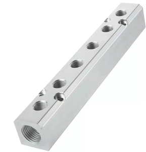 Customized CNC Machined Processing Billet <strong>Aluminum</strong> Silver Anodized <strong>Block</strong> <strong>for</strong> Water - Product Image 2