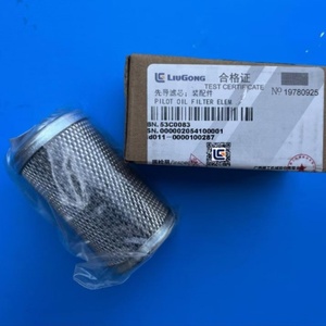 Pièces détachées Liugong, élément <span class=keywords><strong>de</strong></span> filtre pilote, pièces d'excavateur CLG908D 53C0083 - Product Image 1