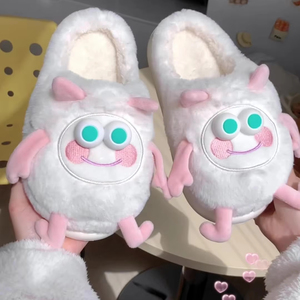 Xixitiao Dễ Thương Vui Mờ Động Vật Mùa Đông Ấm Trong Nhà <span class=keywords><strong>Slide</strong></span> Cho Người Phụ Nữ Phim Hoạt Hình Nhà Fluffy Dép Đi Trong Nhà Cho Thiếu Niên Cô Gái Cho Rts - Product Image 4
