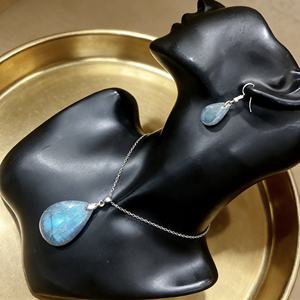 Joyería Artesanal Etíope con Piedras Preciosas, Perla de Agua Dulce, Plateado en Tungsteno |   Colección Rutayl, Imperio de Piedras Preciosas Sebhan - Product Image 1