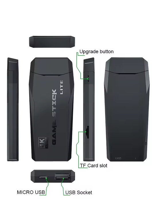 4K M8 Mini Video Game Console - Retro Handheld Gaming