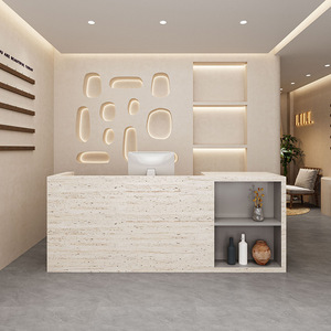 Mostrador de Caja para Supermercado, Marca Simple Anti-cave Stone Tide, con 3 Compartimentos, 100x60cm - Product Image 6