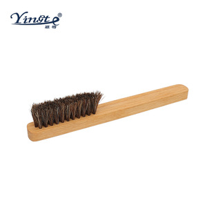 Yinste <b>Shoe</b> Brush Solid Wood Horse Hair Cleaning For <b>Shoes</b> And Accessories - Product Image 2
