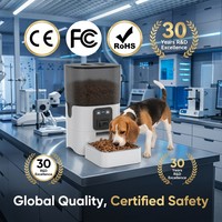 Distributeur automatique intelligent pour chats et chiens, écologique, moderne, solide, anti-fuite, en plastique, durable, portable, pour nourriture et eau