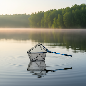 CJYJ241783201AZ Épuisette pliable en alliage d'aluminium avec revêtement nano hexagonal de 5 mm et poignée en EVA, filet de pêche pliable pour poissons - Product Image 2