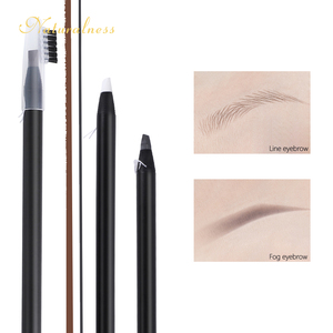 Naturaless-lápiz para cejas marrón, resistente al agua, Microblading, contorno de cejas, lápiz con cepillo, venta al por mayor - Product Image 3