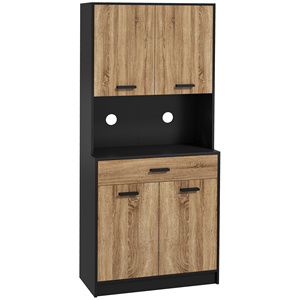 Despensa de cocina de diseño moderno con estantes para especias y armarios Cestas de almacenamiento de acero y aluminio para el hogar, hotel y baño - Product Image 1