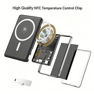 Cargador Portátil Inalámbrico Magnético 3 en 1 de 5000 mAh con Batería de Estado Sólido, Pantalla LCD y Gráficos Estrellados S227 5000 - Product Image 5