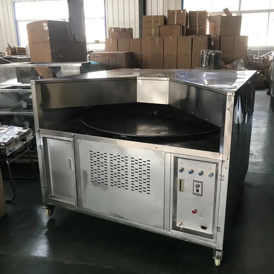 Iraqi bread baking oven for sale/commerical gas heating making machine for india pita/ thin bread baking oven