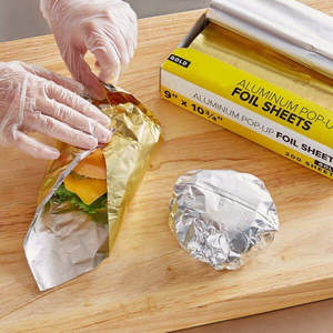 Fogli di Alluminio per Cucina Domestica, Fogli Antiaderenti per Forno, Fogli di Alluminio da 18 Pollici per BBQ all'Aperto - Product Image 4