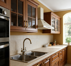 Gabinetes de Cocina Flotantes Modernos con Acabado de Laca de Alto Brillo, Diseño de Montaje en Pared y Herrajes Anti-Caída - Product Image 3