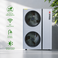 Pompe à chaleur air-eau tout-en-un DC Inverter 05ZS/R32/16.8kW, chauffage, refroidissement, ECS, A+++ EVI -35 ° C CE CB WiFi Control ROHS