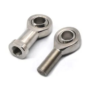 Pos16 Phs16 Si16 Sil16 Sa16 Sal16 Stainless Steel And Chrome Steel Rod End Ball Joint Bearing