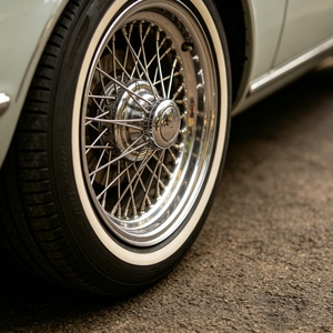 Jantes YAGU Custom Cross Lace Knockoffs 13 14 15 pouces <span class=keywords><strong>72</strong></span> 100 60 rayons chromées pour Austin Healey Sprite 100 3000 1965 Lowrider - Product Image 3