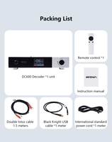 BRZHIFI DAC audio haut de gamme avec entrée USB universelle |   Amplificateur domestique pour une expérience audio-visuelle immersive Hi-Fi