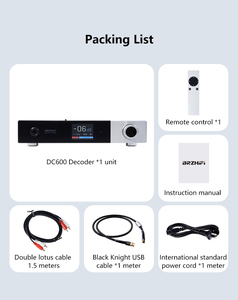 Brzhifi อินพุตสัญญาณเสียงระดับไฮเอนด์ <span class=keywords><strong>DAC</strong></span> HDMI & amanero USB อินพุตอเนกประสงค์ | เครื่องขยายเสียงในบ้านระบบเสียงไฮไฟแบบ Immersive - Product Image 6