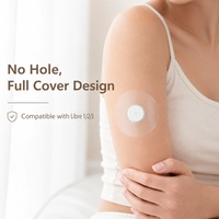 Patch adhésif imperméable en film PU de qualité médicale transparente extra-résistant pour capteur CGM, compatible Libre, Dexcom, Omnipod