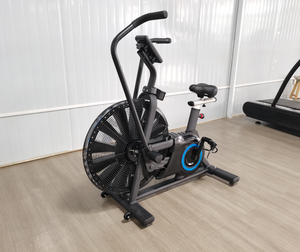Bicicleta estática de resistencia al viento con resistencia ajustable para entrenamiento cardiovascular y fitness. - Product Image 2