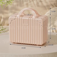 Boîte cadeau écologique portable pour événements d'entreprise et anniversaires d'employés, avec étui de transport ABS à fermeture éclair de 14 pouces et trousse de toilette