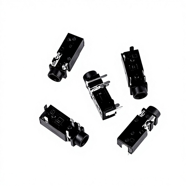 PJ3028A Sino-Italian Wholesale 5-Pin In-Line Plug-In Audio Socket 35MM Phone Jack Headphone Socket Made in China