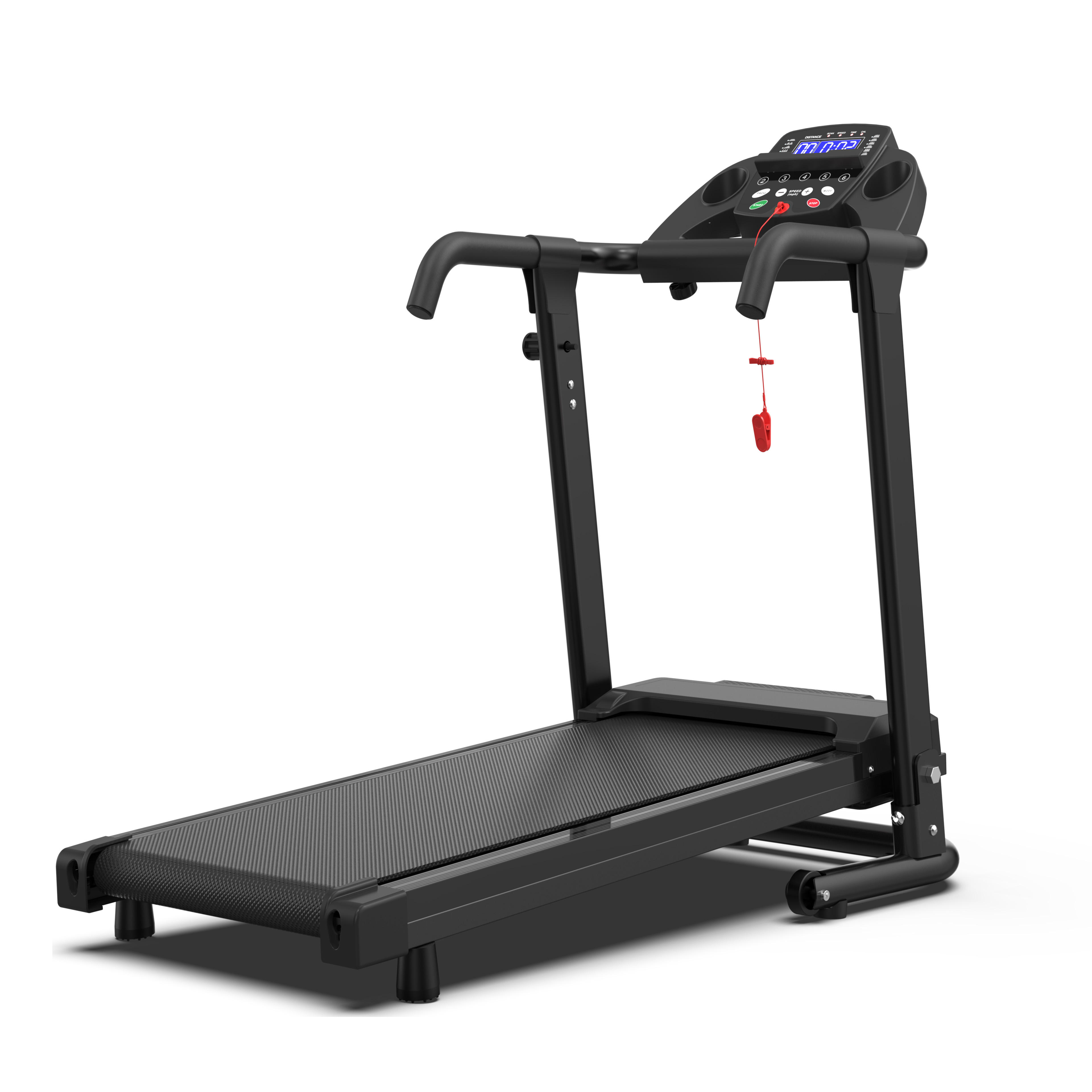 Indoor Electric Slim Running Machine Compact Incline Treadmill