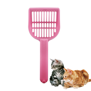 La mejor cuchara para arena para gatos administrada por fábrica con mango de gancho, cuchara para mascotas Kitty de plástico moldeado por inyección - Product Image 5