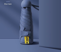 2025 mini parapluie UV portable compact pour femmes avec poignée cachée protection solaire d'été parasol parapluie de pluie