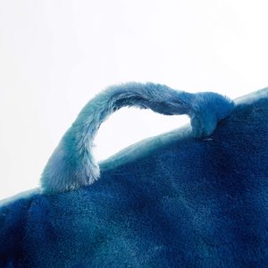 Moderno Color personalizado Tie-Dye Fur Teardrop Bean Bags Sofá cama con funda extraíble para sala de estar Muebles para el hogar - Product Image 5