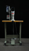 Machine à coudre industrielle AS-818DSA à prix abordable pour la fabrication de boutons de chemise et de boutons à œillets