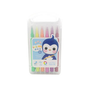 Writing Smooth Custom Bright Colors Water Colours Children <b>Marker</b> <b>Washable</b> Soft Tip Watercolor Pen - Product Image 1