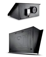 Logement de location Hotte de cuisinière Tenture murale Aspiration latérale Installation et nettoyage faciles Hotte de cuisine Appareils ménagers Hotte de cuisine Smart