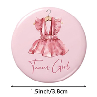 Épingles de révélation du sexe amusantes pour fête prénatale, épingles bouton pour équipe Garçon ou Fille, fournitures de fête, jeux et décorations