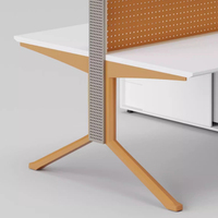 Bureau de bureau, bureau pour le personnel de bureau, simple et moderne, avec écran, station de travail, cloison, casier, bureau d'ordinateur pour employés
