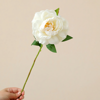 Rangkaian Bunga Peony Sutra Buatan Eropa untuk Dekorasi Rumah dan Pernikahan