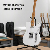 Guitare électrique TL de style nouveau, micros Alnico-5 SS, commutateur 3 voies, manche en érable carbonisé, corps en Okoume