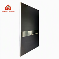 Puerta Pivotante de Aluminio Resistente y Moderna, Personalizada, con Manija Larga, Anti-Robo e Impermeable, para Uso en Exteriores de Apartamentos