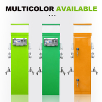 Piedestal intelligent pour l'eau et l'électricité, grande taille, couleur personnalisable, pour camping-car, camping, quai de yacht et jardin