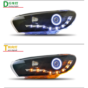 Mise à niveau du jeu de phares Led pour Volkswagen <span class=keywords><strong>Scirocco</strong></span> 2009 à 2016 pour VW <span class=keywords><strong>Scirocco</strong></span> 2009 Phares Led <span class=keywords><strong>DRL</strong></span> - Product Image 4