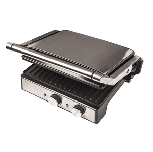 JEWIN-Gril à pression <span class=keywords><strong>4</strong></span> <span class=keywords><strong>tranches</strong></span>, gril à panini commercial ouvert à 180 degrés, 2000W, vente à chaud - Product Image 1