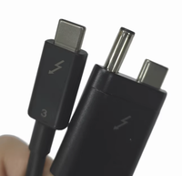 Untuk HP Thunderbolt 3 843011-001 AC+USB Type-C ke USB Type-C Kabel Daya USB-C