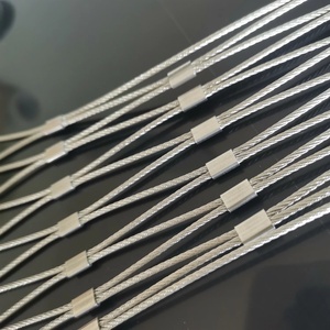 Fábrica Produce Mallas de Cuerda de Acero Inoxidable de Alta Resistencia con Tejido Plano para Uso en Jaulas de Aves, Plantas Trepadoras, Soldadura y Doblado - Product Image 2