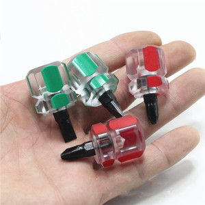 Mini destornillador con forma de rábano, juego de herramientas de reparación de cabeza plana y Phillips para fijación de guardabarros - Product Image 2