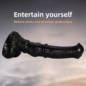 Dildo Artificial de Forma Irregular en Colores Mezclados, Modelo de Caballo y Perro, Masturbador Femenino, Vibrador, Juguete Sexual - Product Image 4