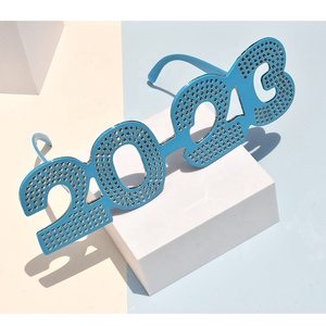 Vente en gros de fournitures de fête du réveillon du nouvel an, lunettes amusantes, lunettes de noël, fournitures de Photo, lunettes de fête du nouvel an - Product Image 5