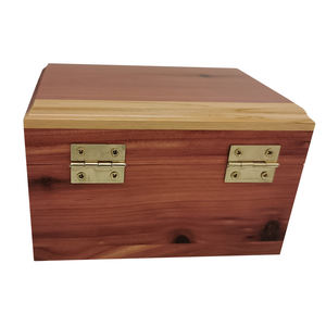 Suministros funerarios, urnas de madera de cedro para mascotas, caja de cremación de madera, venta al por mayor - Product Image 3