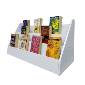 Présentoir rotatif portable en bois pour magazines, livres, journaux et brochures – Idéal pour les magasins de détail - Product Image 3