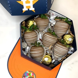 Caja de Regalo con Forma de Gorra de Béisbol para Niño, Decoración para Baby Shower del Día del Padre, Dulces y Charcutería - Product Image 1