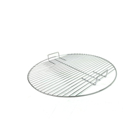 Grille de barbecue robuste en acier inoxydable de 21,3 pouces pour foyer au gaz, avec poignées