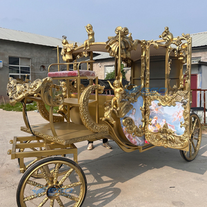 Calèche royale électrique de luxe pour mariage et visites touristiques, capacité de 4 à 6 personnes - Product Image 4